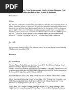 Download Analisis Faktor-Faktor Yang Mempengaruhi Non Performing Financing Npf by fatimahami SN366212860 doc pdf