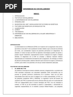 Enfermedad de Von Willebrand