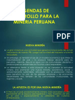 Agendas de Desarrollo para La Mineria Peruana