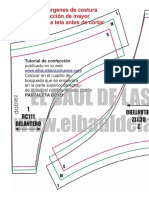 Molde Costura Pantaleta Bikiny BC110 BC111 Impresión Carta PDF