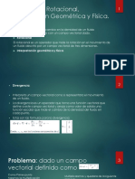 Divergencia, Rotacional, Interpretación Geométrica y Física