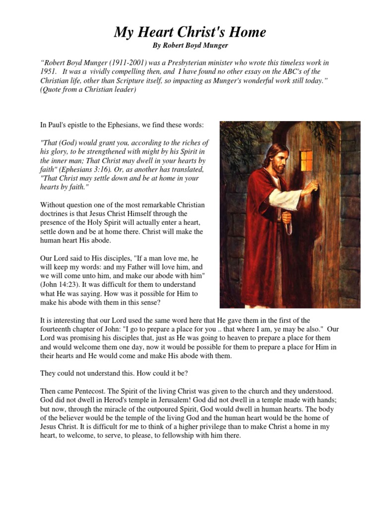 My Heart Christ's Home | PDF | God In Christianity | Jesus