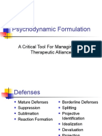 Psycho Dynamic Formulation Revised