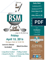 RSM Golf Scramble Flyer