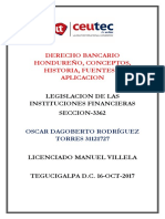 Derecho bancario hondureño: historia y evolución