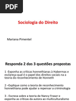 Sociologia Segunda Prova
