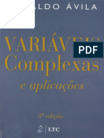 Livro Variaveis Complexas Geraldo Ávila