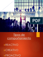 Tipos de Comportamiento