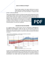 Balanza Se Pago de España