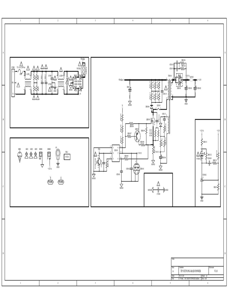 Chassis TP - VST59.P63 - Schematic Diagram | PDF