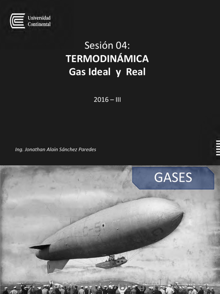 Termodinámica: Gases Ideales y Reales | PDF | Gases | Presión