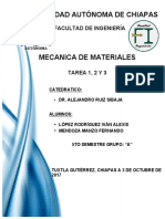 Tareas de Mecanica de Materiales