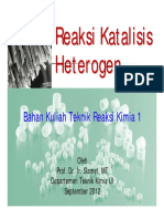 Reaksi Katalisis Heterogen