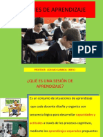 Sesiones de Aprendizaje