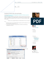 Cara Mengeplot Data Ukur Ke Autocad