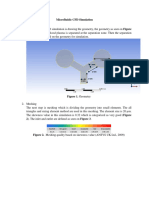 Brief Microfluidic CFD Simulation Explanation