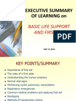 Basic Life Support and First Aid