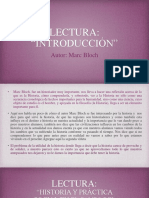 Lectura: Introducción y Lectura: "Historia y Práctica Social en El Campo Del Poder e Historia y Práctica Social en El Campo de Las Luchas Populares"