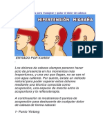 6 Puntos Mágicos para Masajear y Quitar El Dolor de Cabeza
