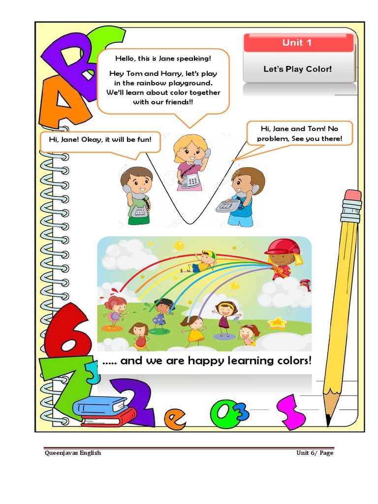 Learning Colors in English | PDF