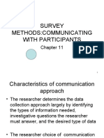Survey Methods:Communicating With Participants