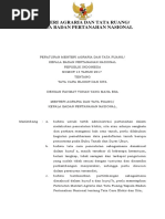 Download Peraturan Menteri ATR Nomor 13 Tahun 2017 by Mai Sa SN366257695 doc pdf