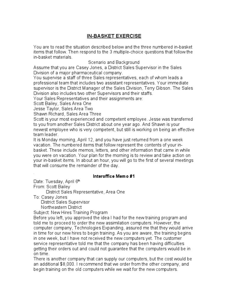 IN basket exercise.pdf Inventory Business