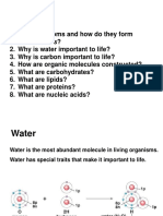 II.  Notes on Chem Components of the Cell