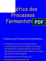 cinética processos fermentativos