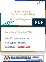 Taklimat Sistem SalahLaku Disiplin Murid (SSDM)