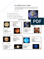 Características de La Tierra