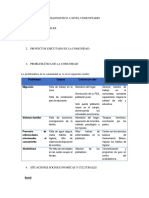 Diagnostico A Nivel Comunitario