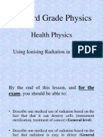 3-Medical Uses of Ionising Radiation