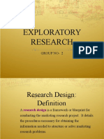Exploratory Research: Group No-2