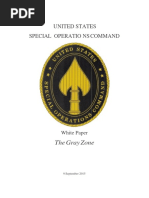 Gray Zones - USSOCOM White Paper 9 Sep 2015