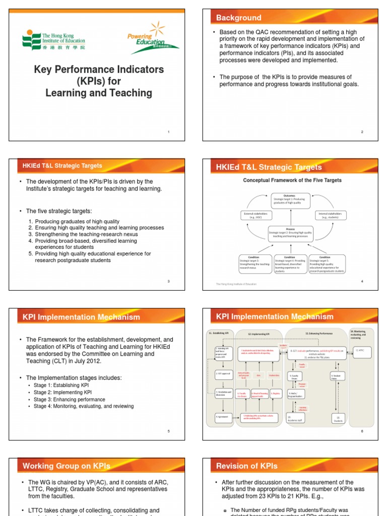 Key Performance Indicators in Education | PDF | Performance Indicator ...