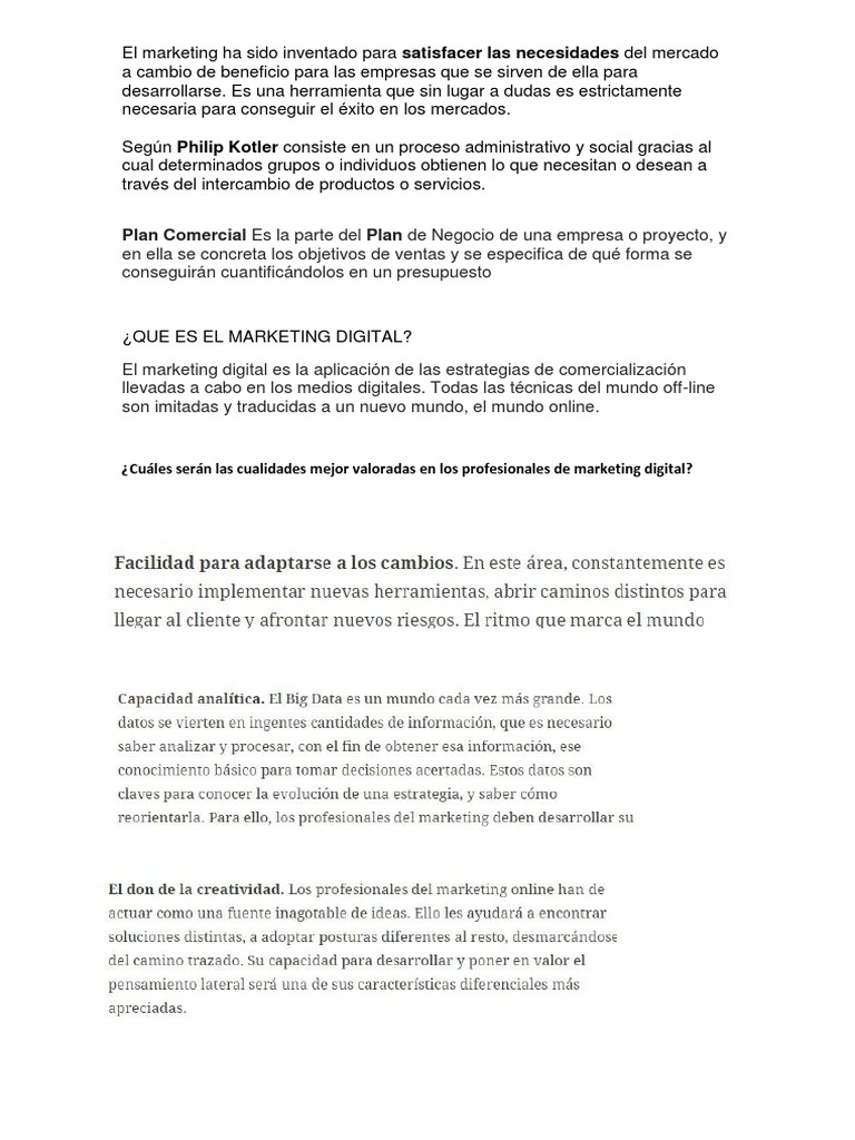 Plan Comercial