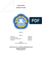 English Paper Sentence Patterns
