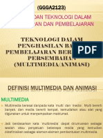 Teknologi Dalam Penghasilan Pembelajaran Berbentuk Persembahan (Multimedia & Animasi)