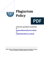 SEECS Plagiarism Policy Dec2010 v1.0