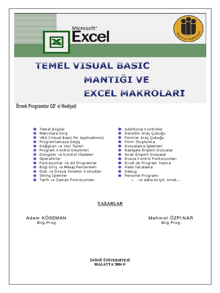 Excel Macrolar PDF | PDF