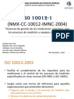 ISO 10012 Metrologia