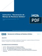 PDI-HSQE-Instructivo - Declaración Manejo Residuos Sólidos