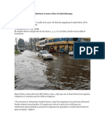 Inundaciones en Zonas Críticas de Quetzaltenango - Material de Apoyo