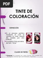 Tinte de Coloración