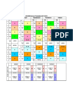 NCSSM School Timetable 2017-2018: Monday Tuesday Wednesday Thursday Friday