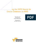 Determining Iops Needs for Oracle Database on Aws