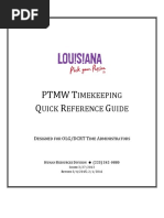 PTMW Quick Reference Guide