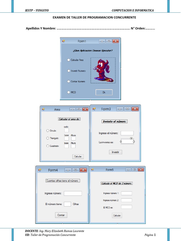 Examen #01 - TPC | PDF