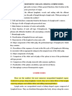 Histology - Immune and hemopoietic organs